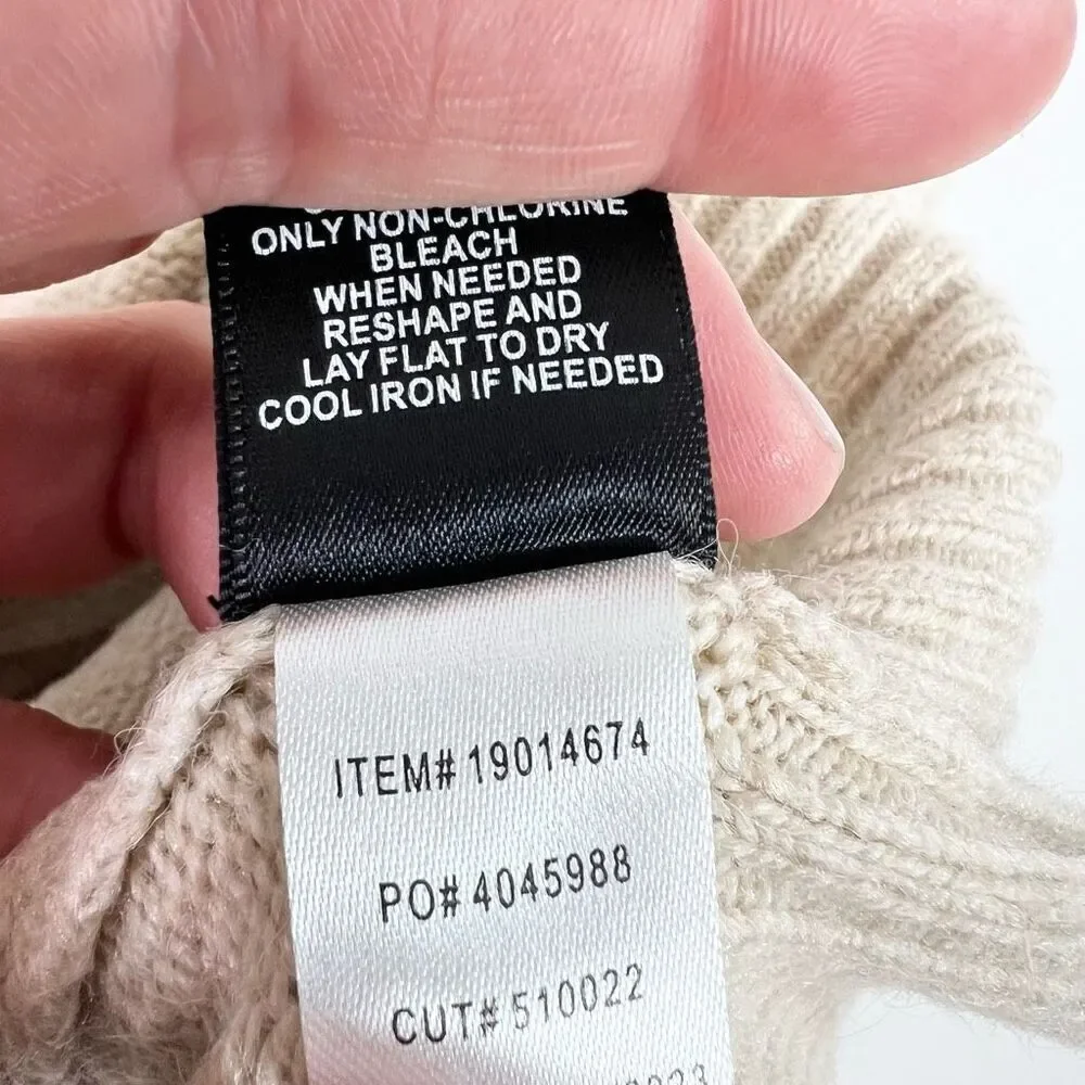 Torrid Sweater Womens 4x White Brown Heathered Ribbed Crew Neck Long Sleeve - Picture 7 of 8